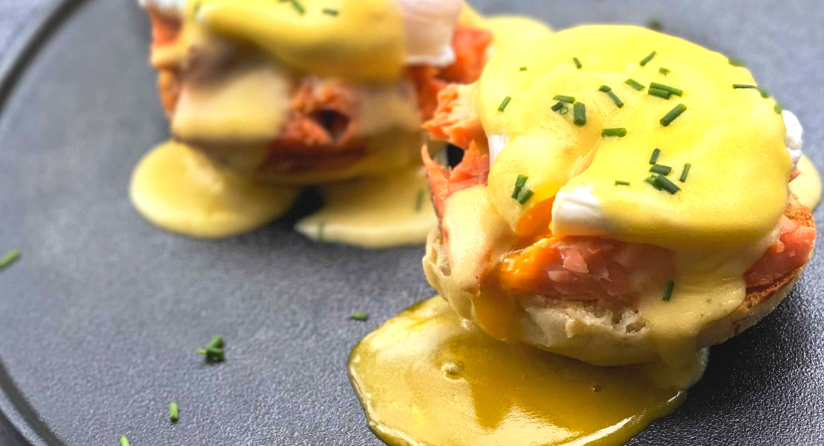 100km Smoked Trout Eggs Benedict The Market at 100km Foods