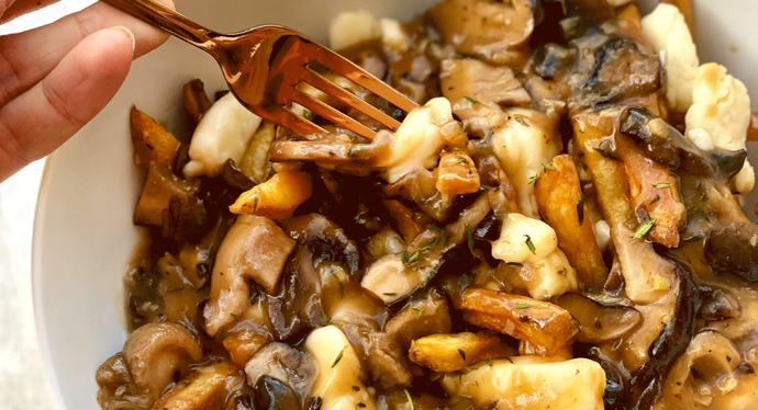 100km Poutine With Mushroom Gravy