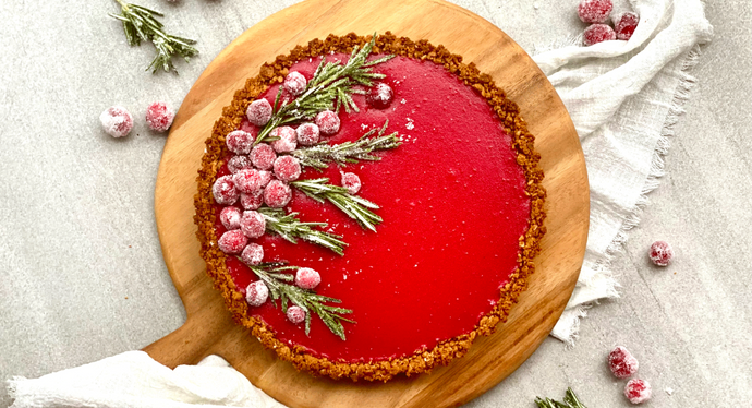 Holiday Cranberry Tart With More Granola Crust