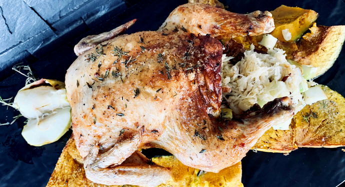 Trius' Sauerkraut Chicken Thanksgiving Dinner