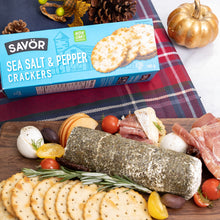 Load image into Gallery viewer, Crackers, Sea Salt &amp; Pepper (185g)
