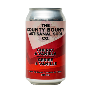Artisanal Soda, Cherry and Vanilla (355mL can)