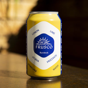 Frusco, Sparkling Water - Dry Lemon Lime (355mL can)