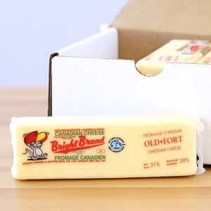 Old White Cheddar Cheese (Bright's Cheese & Dairy)