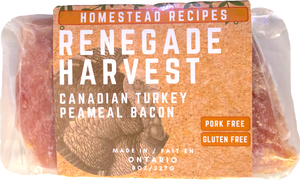 Canadian Peameal Turkey Bacon (225g - Frozen)