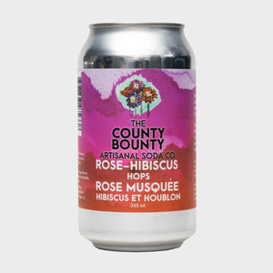 Artisanal Soda, Rose-Hibiscus Hops (355mL can)