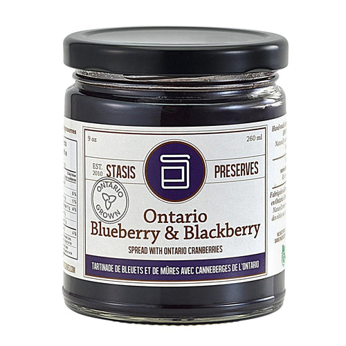Stasis Preserves Blueberry & Blackberry Jam