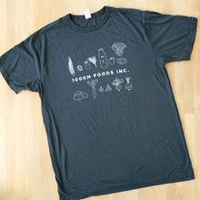 Load image into Gallery viewer, 100km Foods Apparel (Men&#39;s/Unisex T-Shirt in Charcoal)
