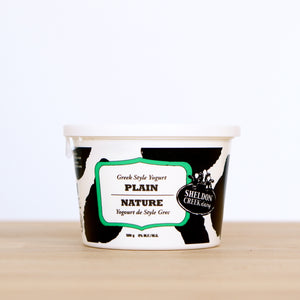 Yogurt, Greek Style Plain (9% M.F. - 500ml)
