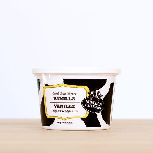 Yogurt, Vanilla Greek Style (Sheldon Creek)